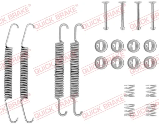 Sada příslušenství, brzdové čelisti QUICK BRAKE 105-0548 Sada příslušenství, brzdové čelisti QUICK BRAKE 105-0548