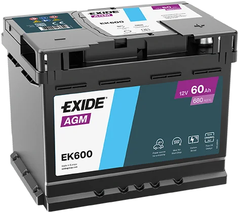 startovací baterie EXIDE EK600