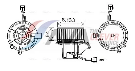 Elektromotor, vnitřní ventilátor AVA Clever Choice MS8640 Elektromotor, vnitřní ventilátor AVA Clever Choice MS8640
