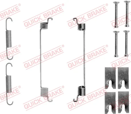 Sada příslušenství, brzdové čelisti QUICK BRAKE 105-0866