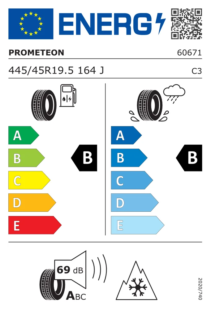 445/45R19.5 CPM H02PT PROMETEON 445/45R19.5CPMH02PT