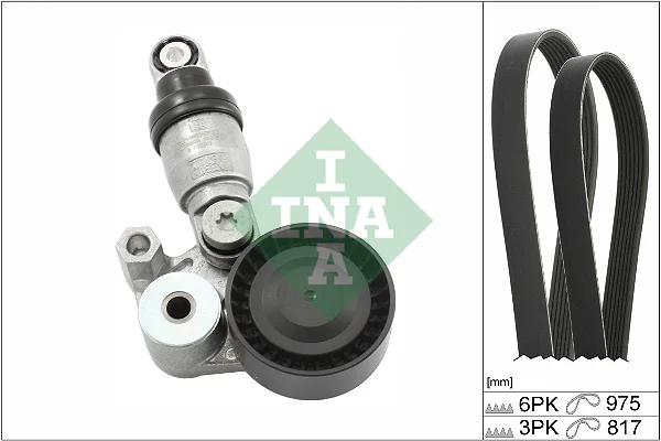 Sada žebrovaných klínových řemenů Schaeffler INA 529054010