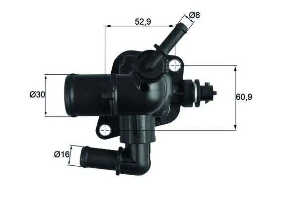 Termostat, chladivo MAHLE TI25188D Termostat, chladivo MAHLE TI25188D