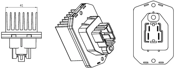 Regulace, vnitrni ventilace MAHLE ABR76000S Regulace, vnitrni ventilace MAHLE ABR76000S