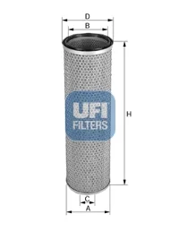 Vzduchový filtr UFI 27.463.00