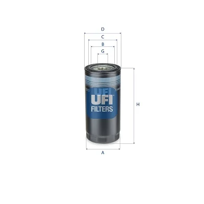 Olejový filtr UFI 23.591.00