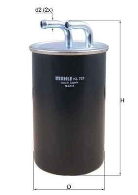 Palivový filtr MAHLE KL737