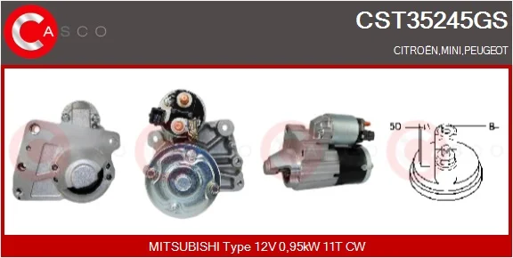 Startér CASCO CST35245GS