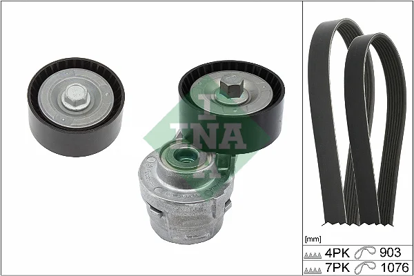 Sada žebrovaných klínových řemenů Schaeffler INA 529038310