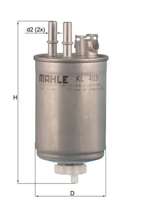 Palivový filtr MAHLE KL483