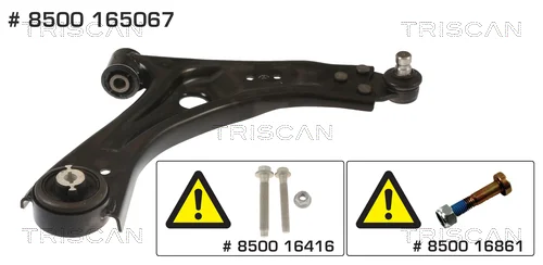Řídicí páka, zavěšení kol TRISCAN 8500165067