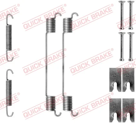 Sada příslušenství, brzdové čelisti QUICK BRAKE 105-0814