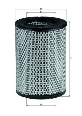 Vzduchový filtr MAHLE LX228