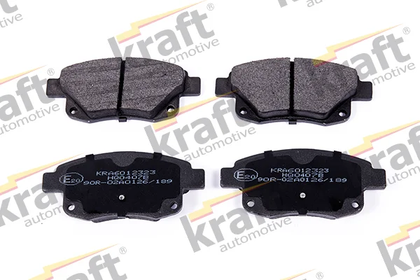 Sada brzdových destiček, kotoučová brzda KRAFT AUTOMOTIVE 6012323