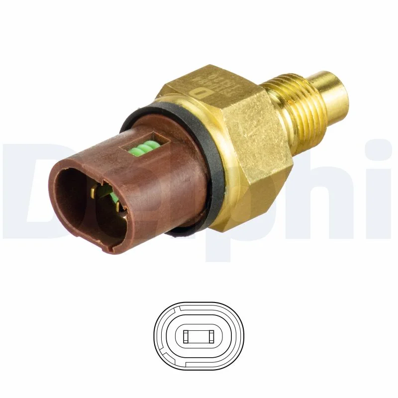 Snímač, teplota chladiva DELPHI TS10484 – OE 7700810879